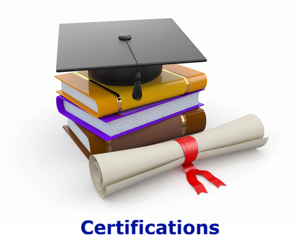 Certifications